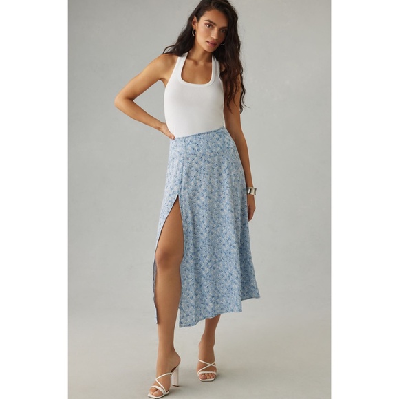 NEW Reformation Zoe Skirt Brooke 12 - Picture 7 of 15